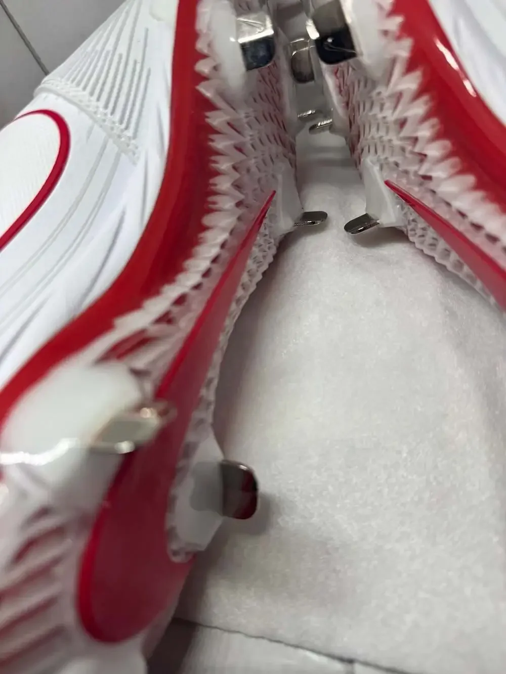 Nike Lunar Hyperdiamond 3 Pro Women's Metal Softball Cleats Wt University Red
